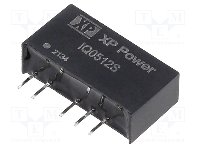 Isolated Board Mount DC/DC Converter, Semi Regulated, ITE, 2 Output, 1 W, 12 V, 41.5 mA, -12 V