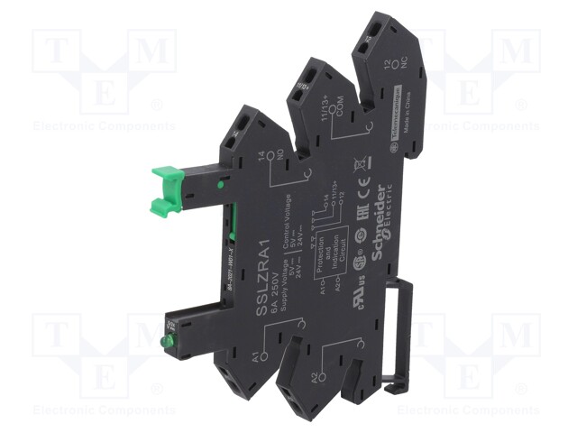 Relays accessories: socket; Variant: 1-phase; DIN; -40÷70°C; 28.5g