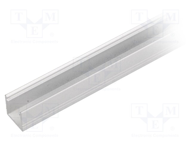 Profiles for LED modules; surface; white; L: 1m; aluminium