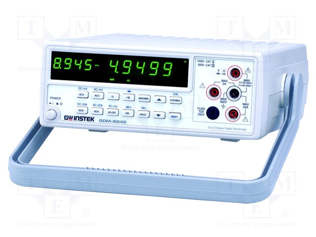 Benchtop multimeter; 500m/5/50/500/1000V; True RMS; Plug: EU