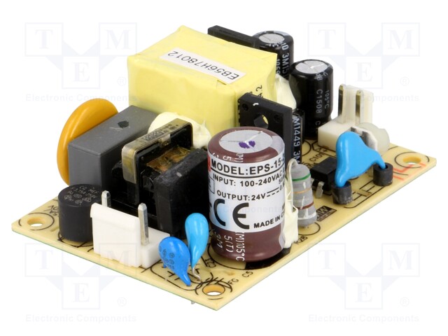 Power supply: switched-mode; 15W; 120÷370VDC; 85÷264VAC; OUT: 1