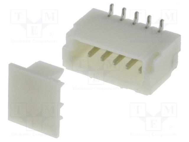 Socket; wire-board; male; 1mm; PIN: 5; SMT; 50V; 1A; tinned; 20mΩ