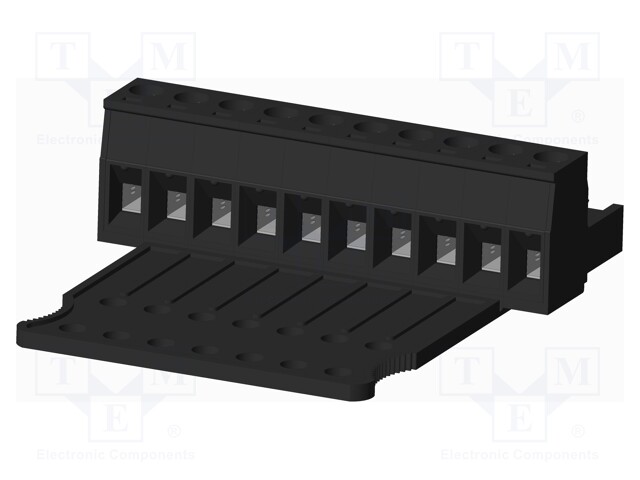 Connector: pluggable terminal block; plug; female; straight; 300V