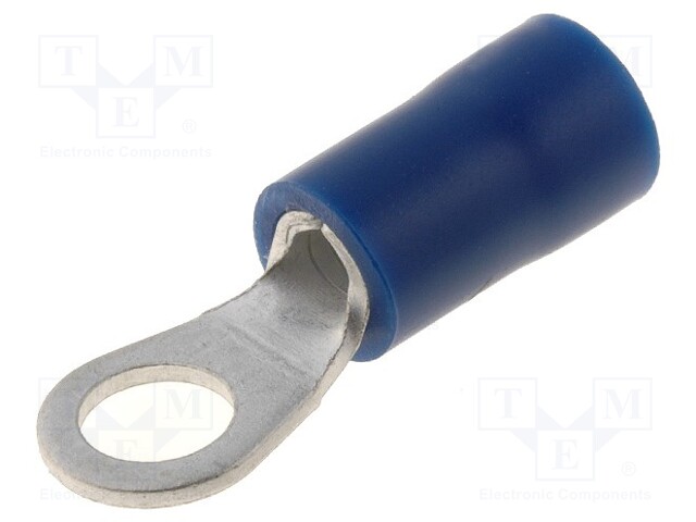 Ring terminal; M4; Ø: 4.3mm; 1.5÷2.5mm2; crimped; for cable; tinned