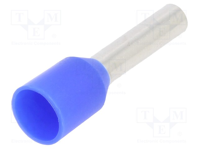 Tip: bootlace ferrule; insulated; 2.5mm2; 10mm; tinned; crimped