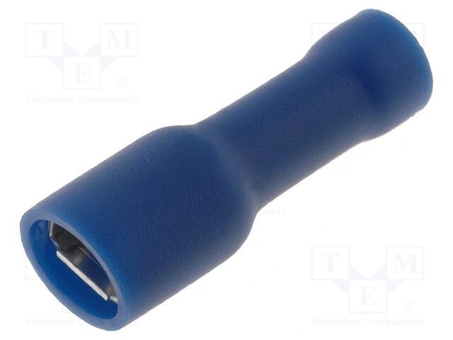 Terminal: flat; 4.8mm; 0.8mm; female; 1.5÷2.5mm2; crimped; blue