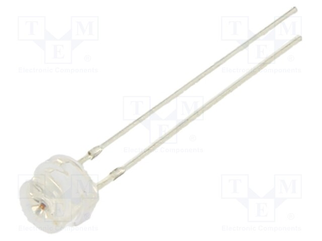 LED; 4.8mm; yellow; 1120÷1560mcd; 100°; Front: convex; 1.8÷2.6V