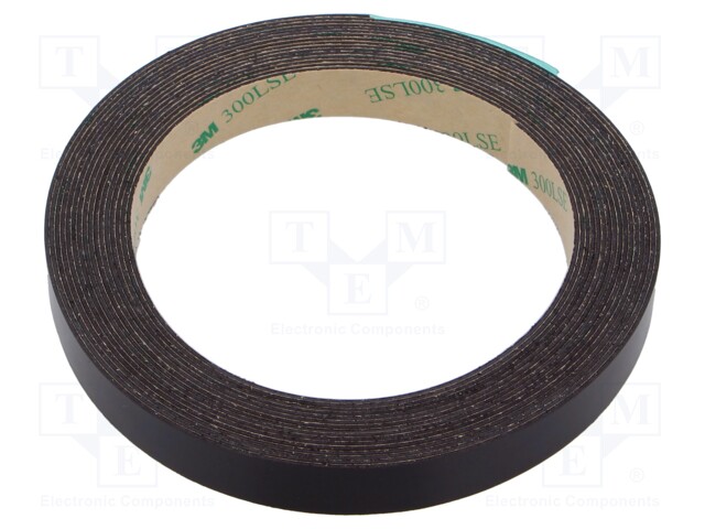 Tape: magnetic; W: 19mm; L: 5m; Thk: 0.84mm; acrylic; brown; -40÷71°C