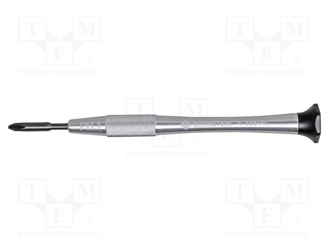 Screwdriver; Phillips; precision; PH1; Blade length: 22mm