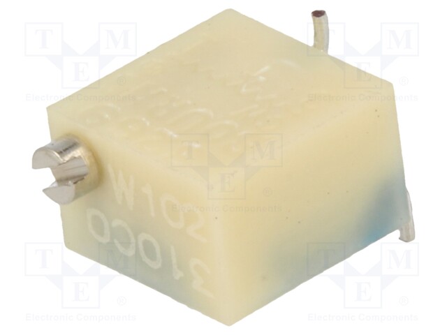 Potentiometer: mounting; multiturn; 1kΩ; 250mW; SMD; ±10%; linear