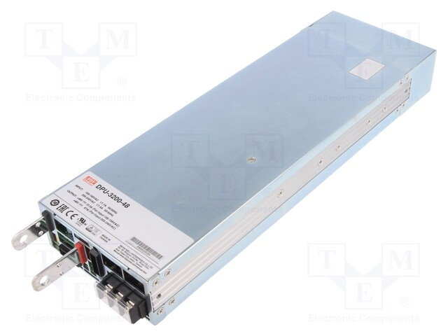 Power supply: switched-mode; modular; 3200W; 48VDC; 67A; 2.76kg