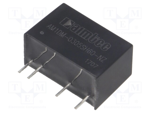 Converter: DC/DC; 1W; Uin: 2.97÷3.63V; 5VDC; Iout: 200mA; SIP7; 4.2g