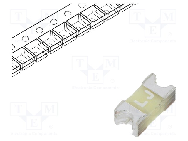 Fuse: fuse; quick blow; 2A; 125V; SMD; Case: 1206; 471