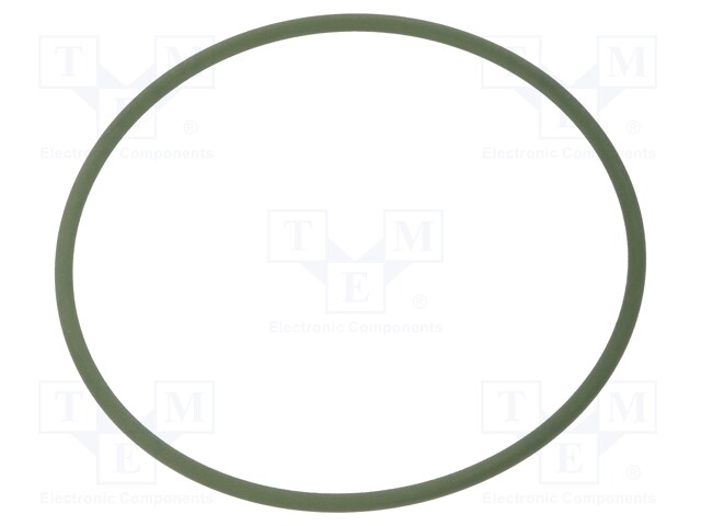 O-ring gasket; FKM; D: 2mm; Øint: 57mm; M63; green; -20÷200°C