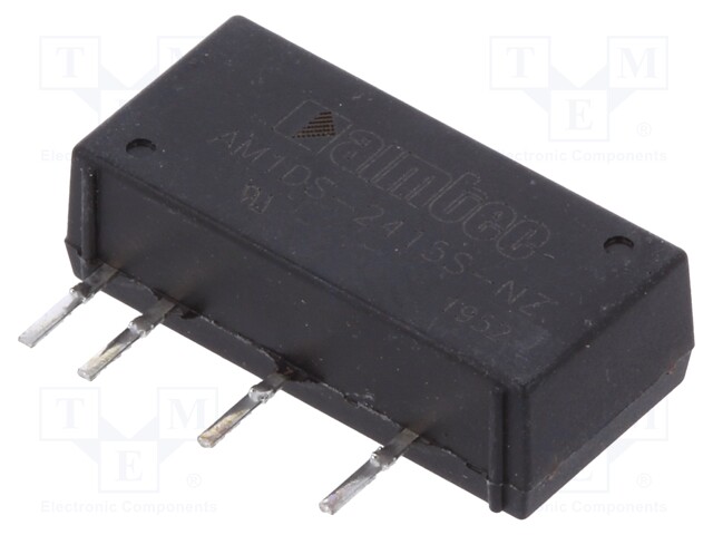 Converter: DC/DC; 1W; Uin: 21.6÷26.4V; 15VDC; Iout: 67mA; SIP7; 2.3g