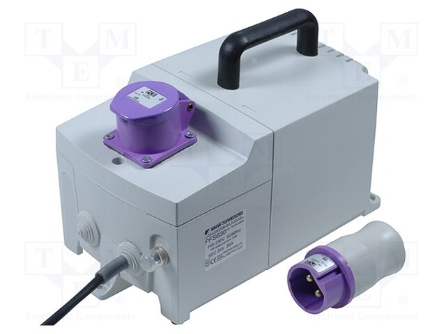 Transformer: safety; 630VA; 230VAC; 24V; IP44; Thermal class: Ta40B