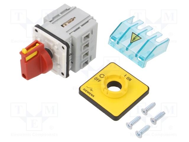 Switch-disconnector; Poles: 3; on panel; 16A; 3LD2; -25÷55°C; 7.5kW