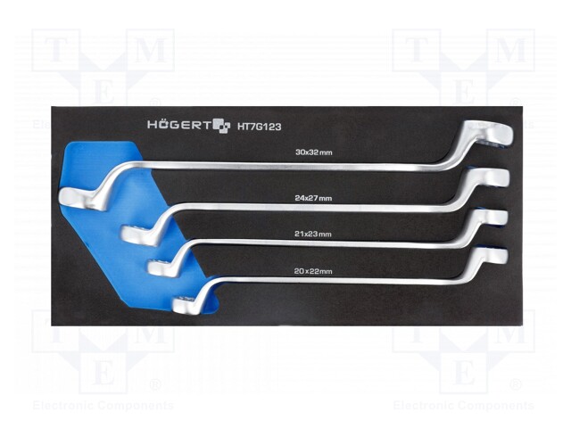 Wrenches set; box