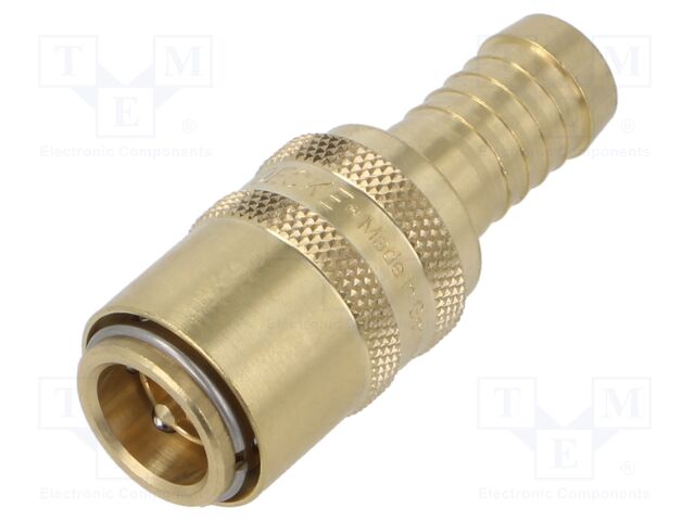 Quick connection coupling; 15bar; Features: with valve