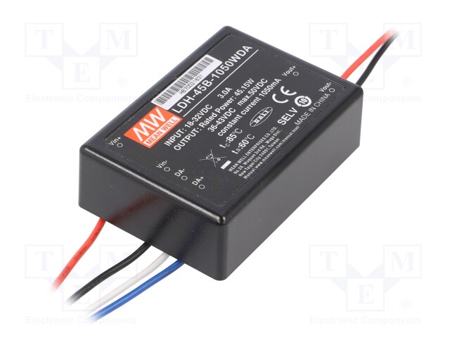 Converter: DC/DC; 45.15W; Uin: 18÷32V; Uout: 36÷43VDC; Iin: 2A; 138g