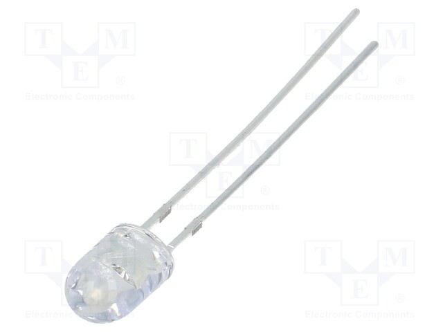 LED; oval; 5.1x4.3mm; orange; 22000mcd; 100/40°; Front: convex; 50mA