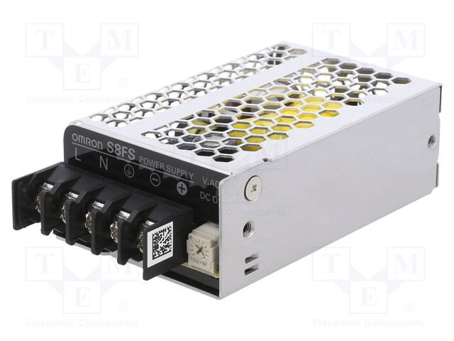 Power supply: switched-mode; 15W; 12VDC; 1.3A; OUT: 1; 99x82x35mm