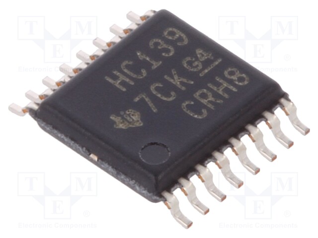 IC: digital; 2-to-4 lines,decoder,demultiplexer; IN: 2; SMD