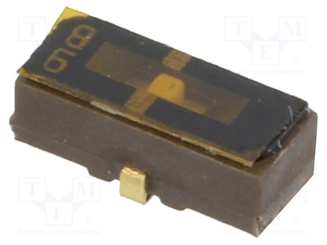 Switch: slide; Pos: 3; SPDT; 0.1A/6VDC; ON-OFF-ON; Mounting: SMT