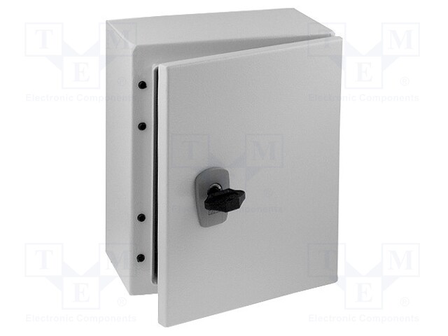 Enclosure: multipurpose; X: 200mm; Y: 250mm; Z: 150mm; CS; steel; grey