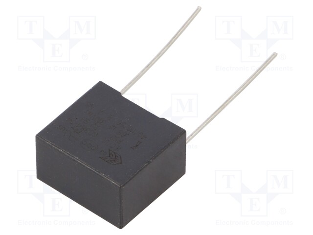 Capacitor: polypropylene; X2; 680nF; 15mm; ±20%; 18x16x10mm