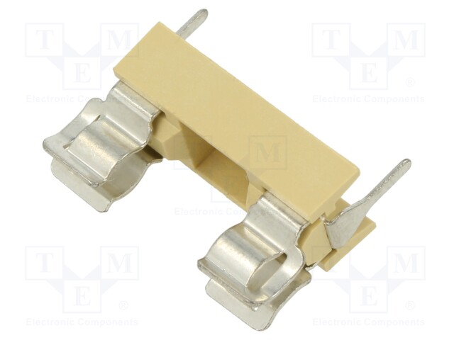 Fuse holder; cylindrical fuses; THT; 5x20mm; -30÷85°C; 6.3A; IP00