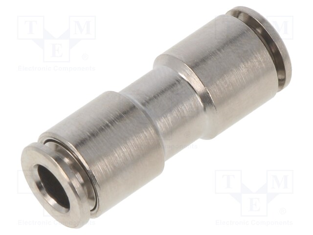 Push-in fitting; straight; -0.95÷20bar; Mat: nickel plated brass