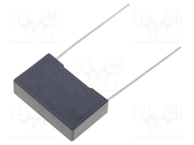 Capacitor: polypropylene; X2; 100nF; 15mm; ±10%; 18x5x11mm; 275VAC