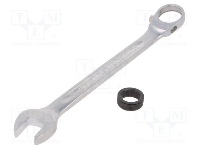 Wrench; combination spanner; 14mm; chromium plated steel