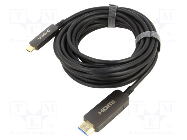 Adapter; HDCP 2.2,HDMI 2.0; HDMI plug,USB C plug; gold-plated