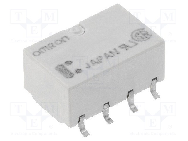 Relay: electromagnetic; DPDT; Ucoil: 5VDC; 0.3A/125VAC; 1A/30VDC