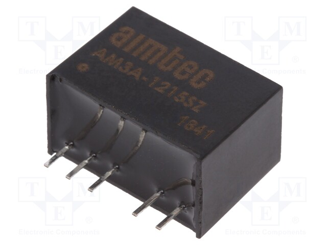 Converter: DC/DC; 3W; Uin: 4.5÷18V; 15VDC; Iout: 200mA; SIP6; 3.85g