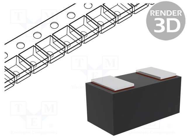 Diode: Schottky switching; SMD; 1V; 0.05A; Ufmax: 0.18V; 0201; 75mW