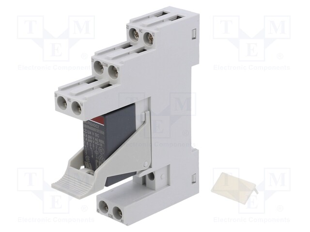 Relay: interface; DPDT; Ucoil: 24VDC; Mounting: DIN; Series: CR-P