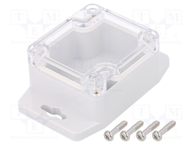 Enclosure: multipurpose; X: 58mm; Y: 64mm; Z: 35mm; with fixing lugs