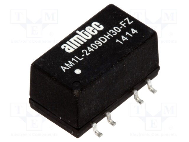 Converter: DC/DC; 1W; Uin: 21.6÷26.4V; Uout: 9VDC; Uout2: -9VDC; SMD