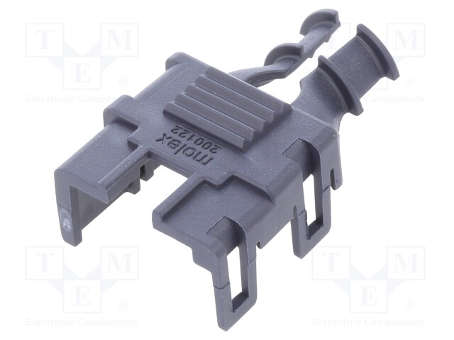 Cable hood and fastener; female; Mega-Fit; PIN: 6; Layout: 2x3