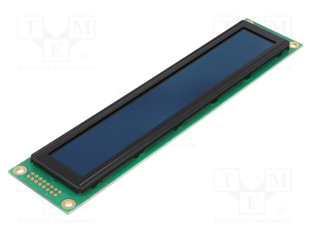 Display: OLED; alphanumeric; 20x2; Window dimensions: 149x23mm