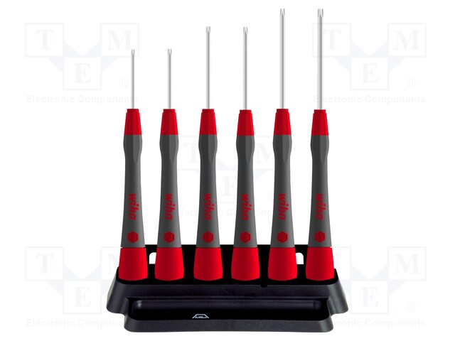 Screwdrivers; Pcs: 6; precision; Bit: Torx®; Series: PicoFinish®