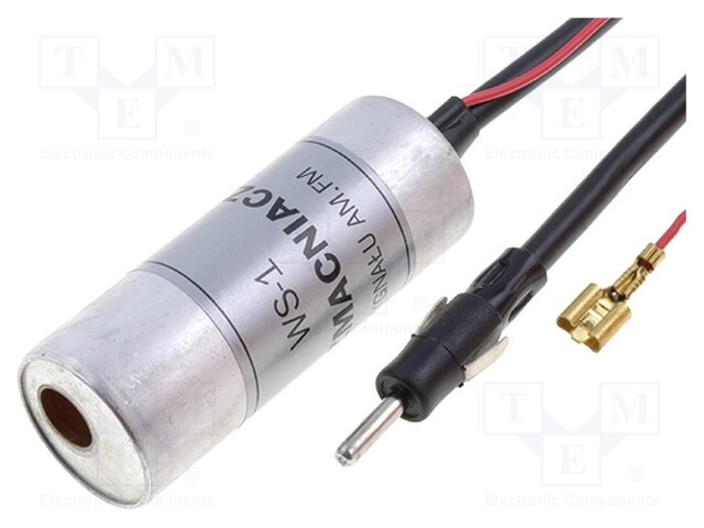 Antenna amplifier; AM,FM; 1.3m; 12VDC