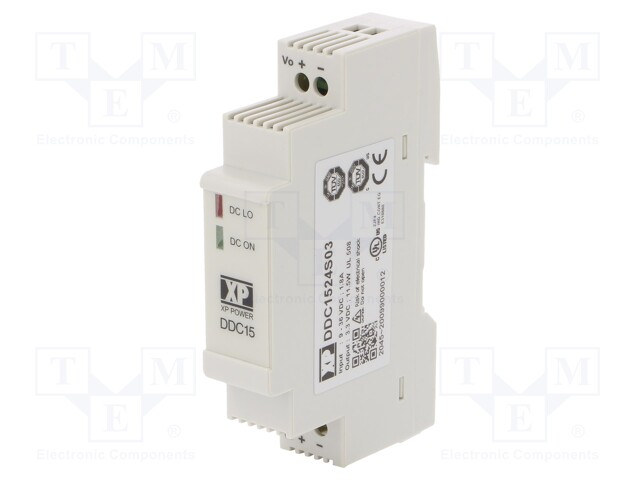 DC/DC Converter, Low Profile, ITE, 1 Output, 11.5 W, 3.3 V, 3.5 A