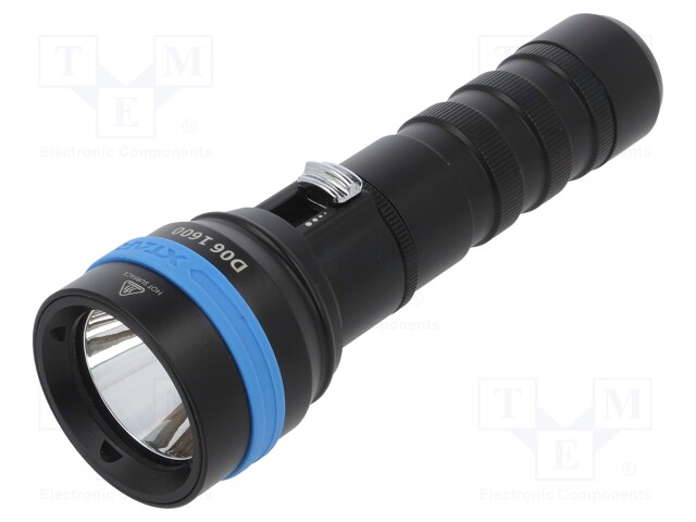 Torch: LED diving; L: 152mm; 10/1600lm; Ø: 29÷45mm; IPX8