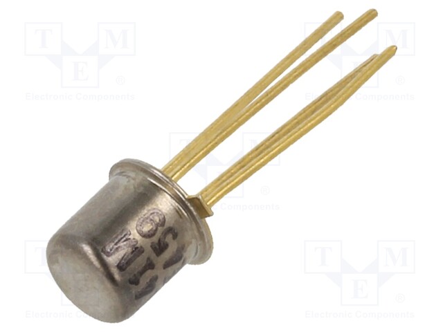 Transistor: N-JFET; unipolar; 50V; 10mA; 300mW; TO72; Igt: 10mA