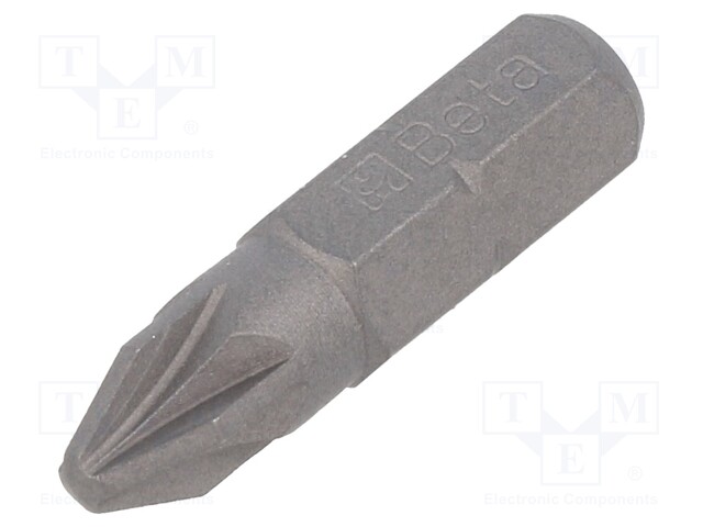 Screwdriver bit; Pozidriv®; PZ2; Overall len: 25mm