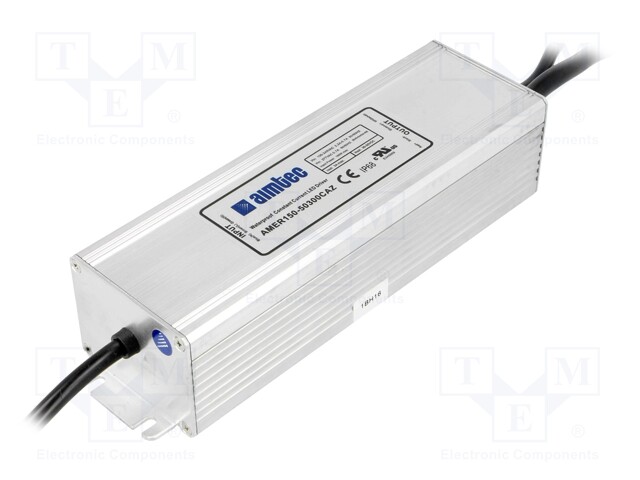 Power supply: switched-mode; LED; 150W; 36÷50VDC; 3A; 90÷305VAC